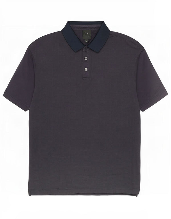 Armani Exchange Herre poloshirt Medium Marineblå Geometrisk Bomuld