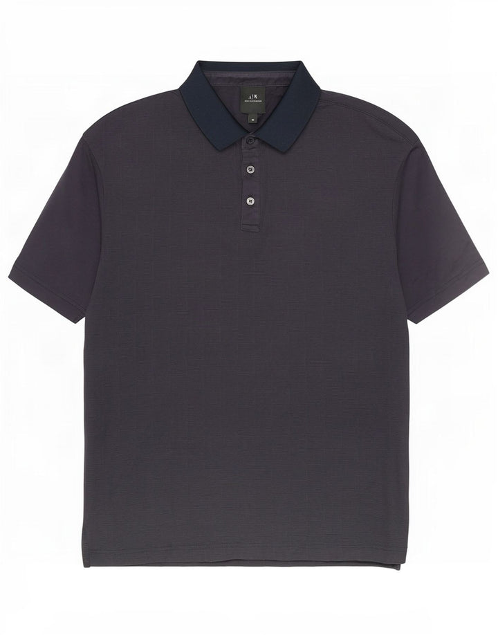 Armani Exchange Herre poloshirt Medium Marineblå Geometrisk Bomuld