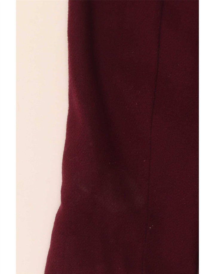 Marks & Spencer Dame Overfrakke UK 20 2XL Burgundy Polyester