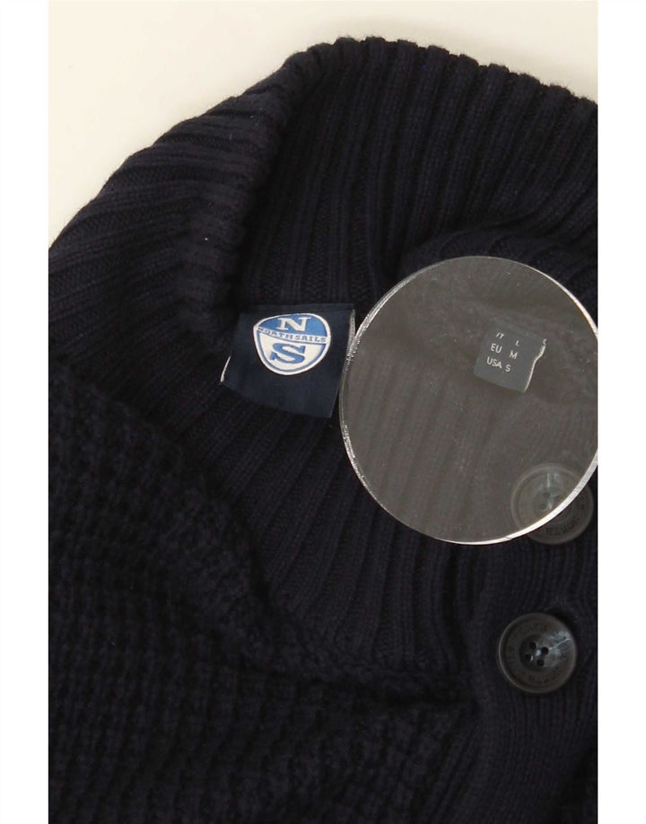 North Sails Herre Cardigan Sweater Medium Marineblå Bomuld