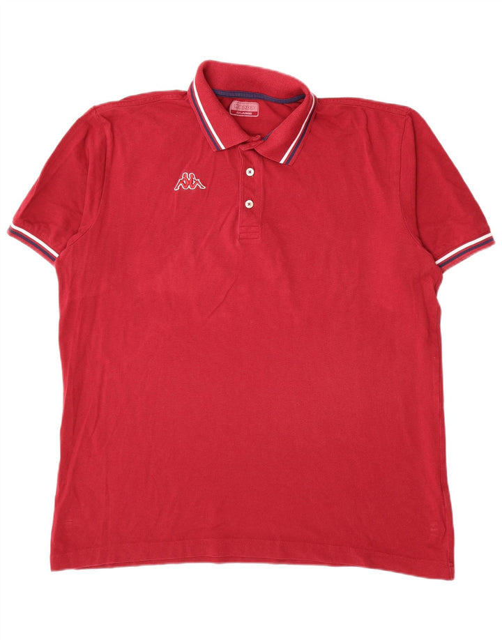 Kappa Polo Shirt til mænd 2XL Rød