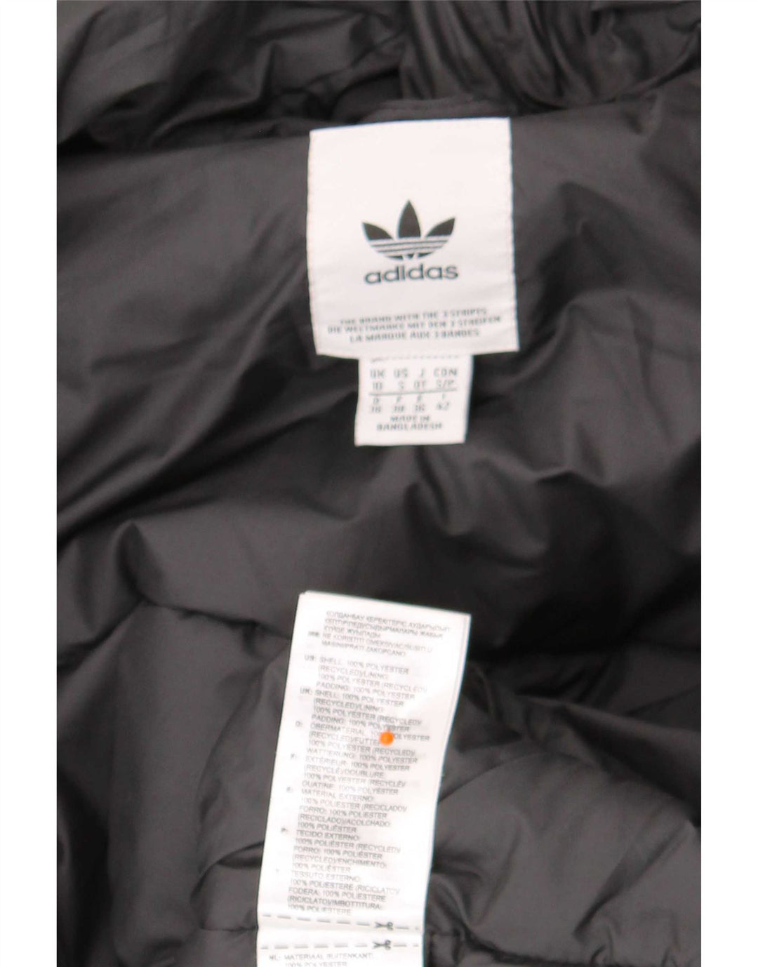 Adidas hættejakke til kvinder UK 10 Lille sort polyester