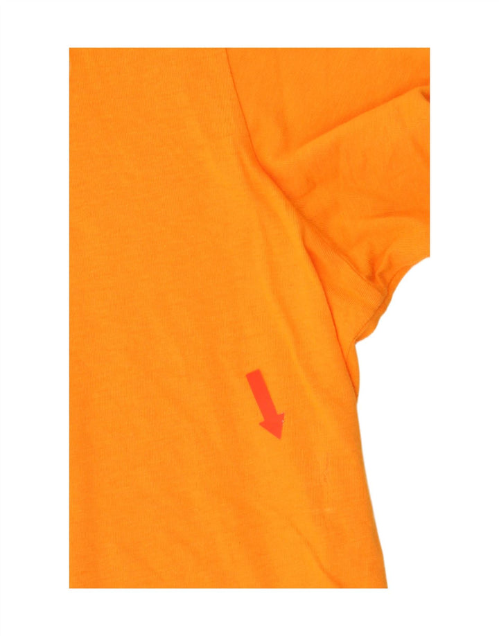 NIKE Mens T-Shirt Top Medium Orange Cotton Vintage Nike and Second-Hand Nike from Messina Hembry 