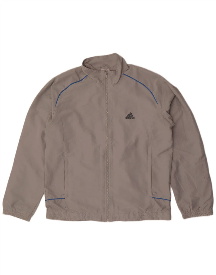 Adidas Træningsdragt til mænd Topjakke UK 42/44 Stor Grå Polyester