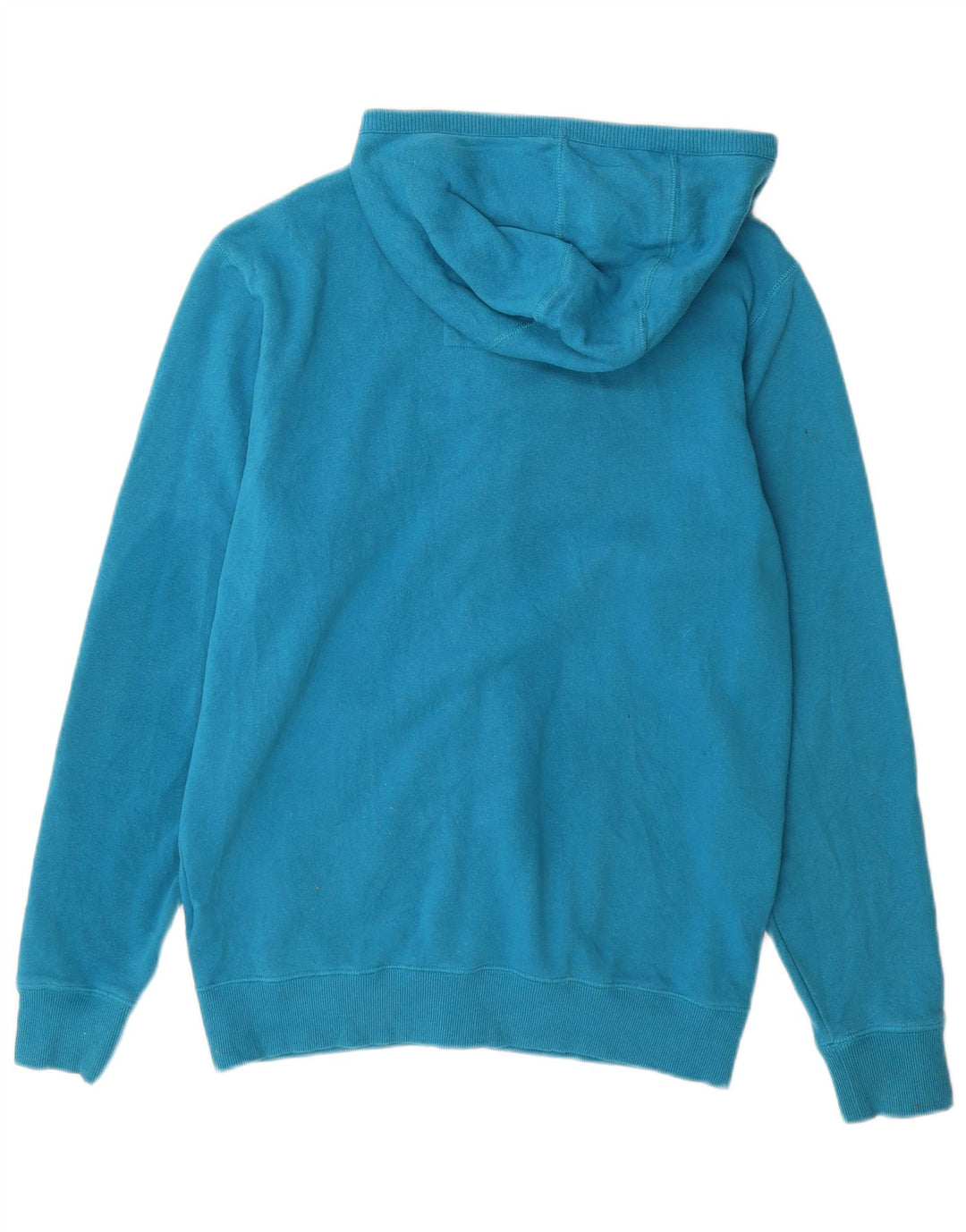VANS Mens Graphic Zip Hoodie Sweater Small Blue Cotton