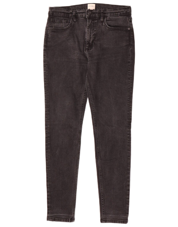 French Connection Dame Skinny Jeans UK 12 Medium W30 L29 Grå Bomuld