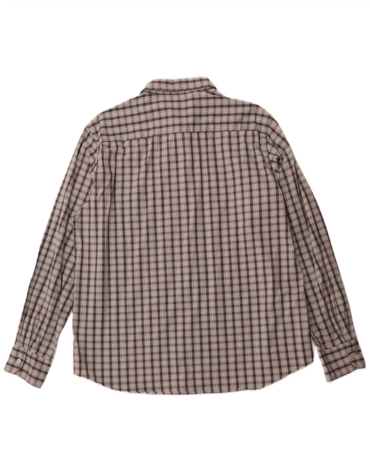LEVI'S Mens Shirt XL Grey Check Cotton