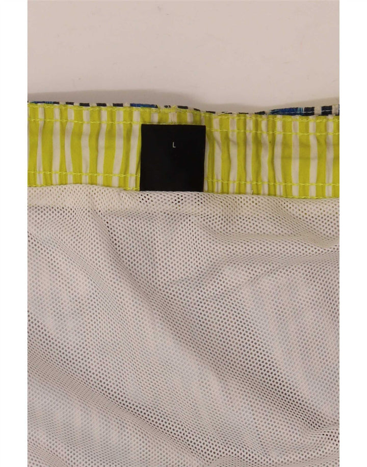 Hugo Boss Badeshorts til mænd store blå stribede