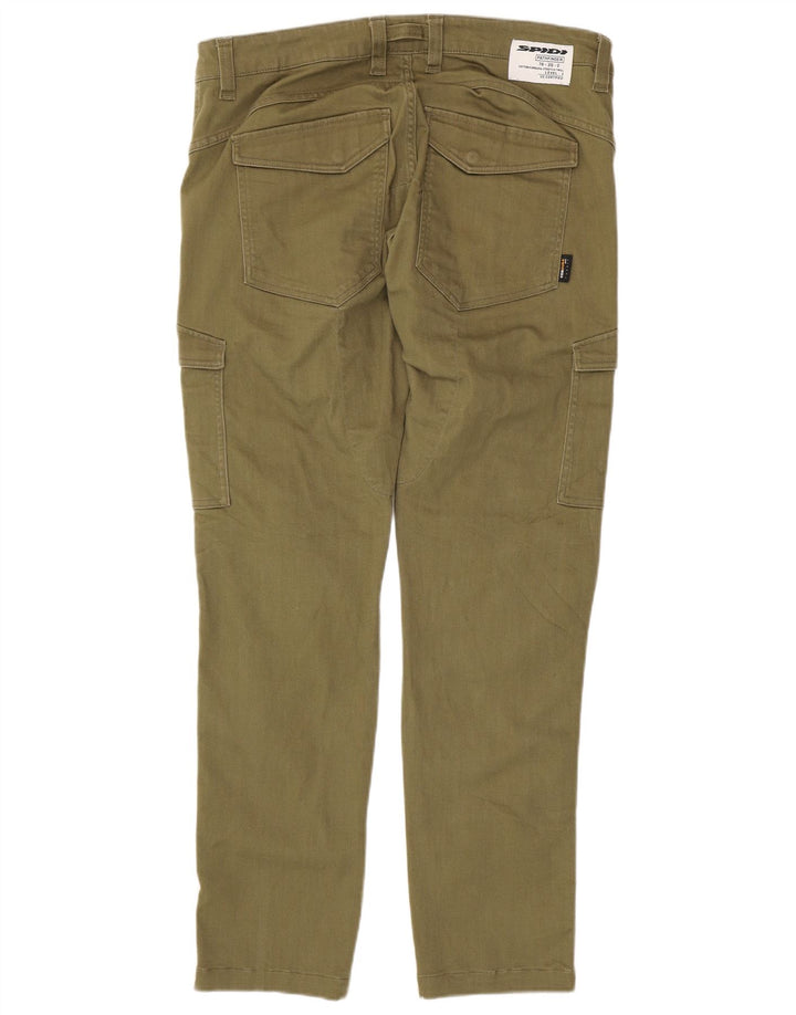 Spidi Herre Slim Cargo Bukser W36 L33 Khaki Bomuld