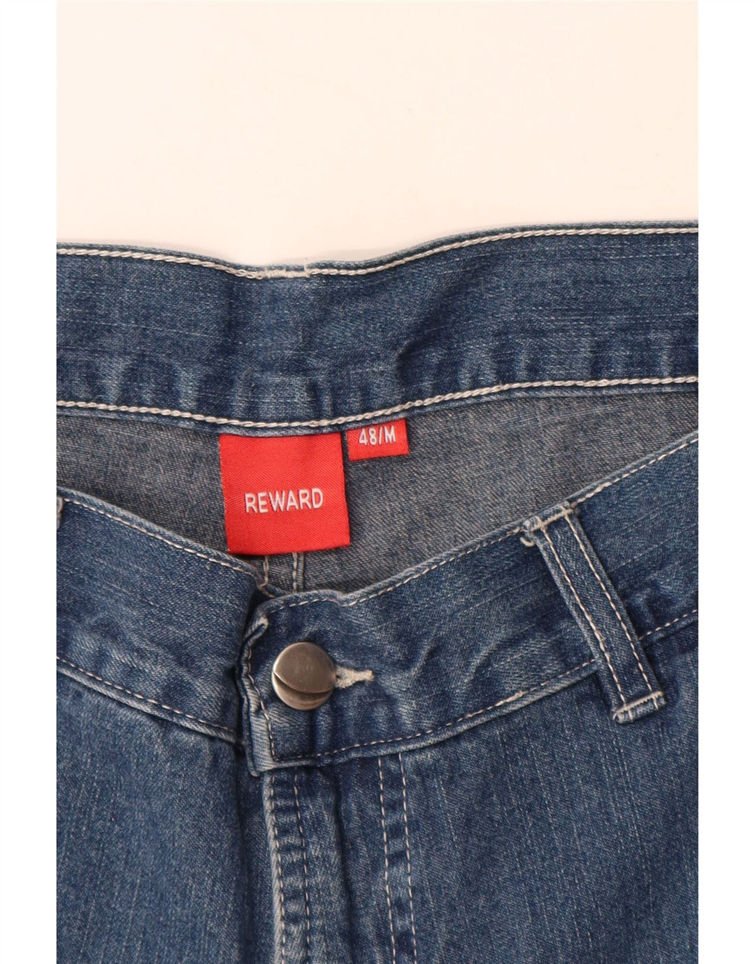 REWARD Herre Cargo Denim Shorts IT 48 Medium W32 Navy Blue