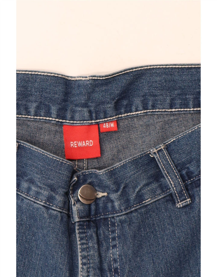 REWARD Herre Cargo Denim Shorts IT 48 Medium W32 Navy Blue