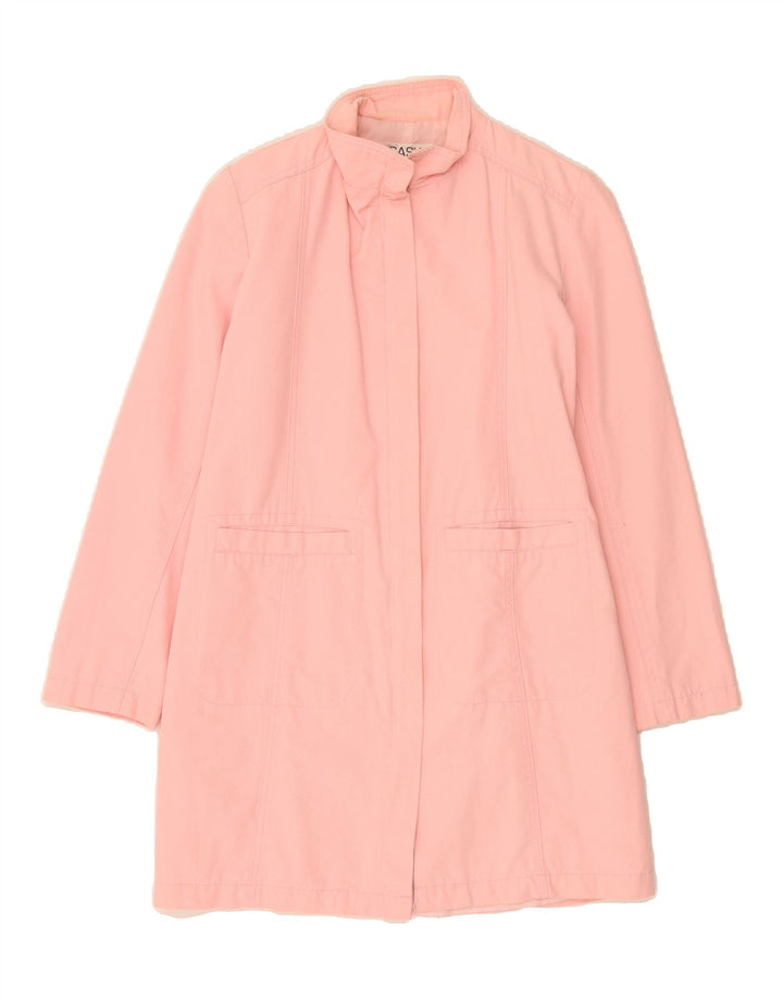 SASHA Womens Overcoat UK 10 Small Pink Cotton Vintage Sasha and Second-Hand Sasha from Messina Hembry 
