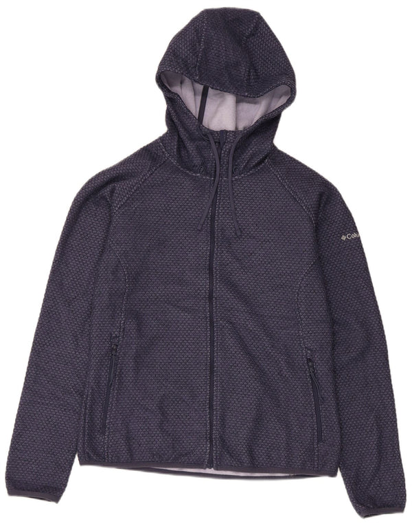Columbia Dame Hættetrøje Sweater UK 14 Medium Navy Blue Polyester Sports