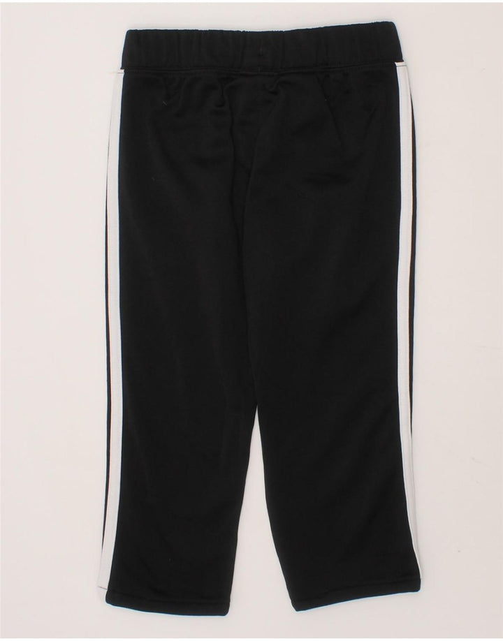 ADIDAS Girls Tracksuit Trousers 3-4 Years Black Polyester Vintage Adidas and Second-Hand Adidas from Messina Hembry 