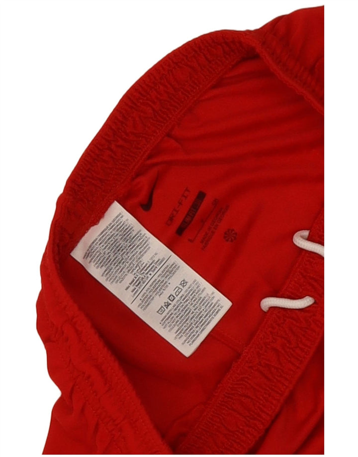 Nike Herre Dri Fit Slim sportsshorts Små rød polyester