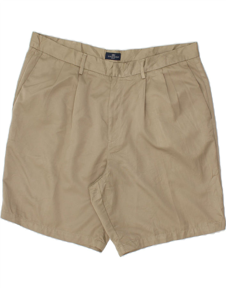 DOCKERS Mens Golf Pegged Chino Shorts W40 XL Beige Vintage Dockers and Second-Hand Dockers from Messina Hembry 