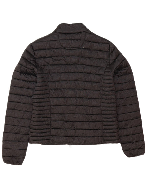 Champion Dame Polstret Jakke UK 12 Medium Sort Polyamid