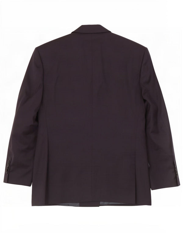Marks & Spencer Mens Double Breasted Blazer Jacket UK 40 Medium Navy Blue
