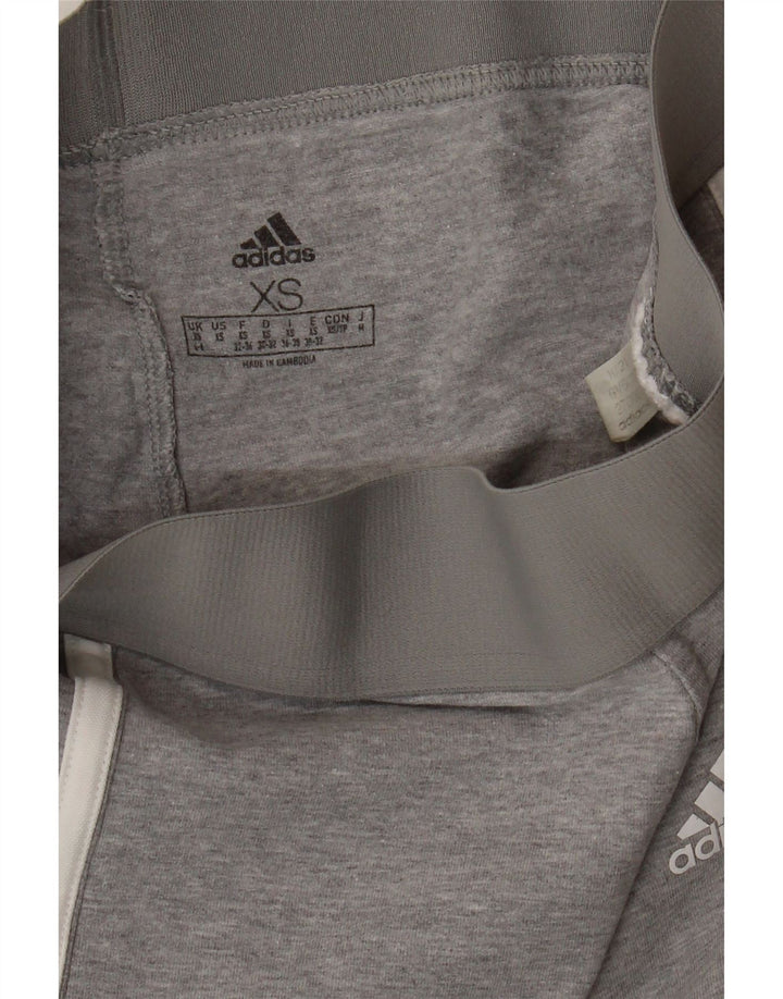 ADIDAS Dame Leggings UK 4/6 XS Grå