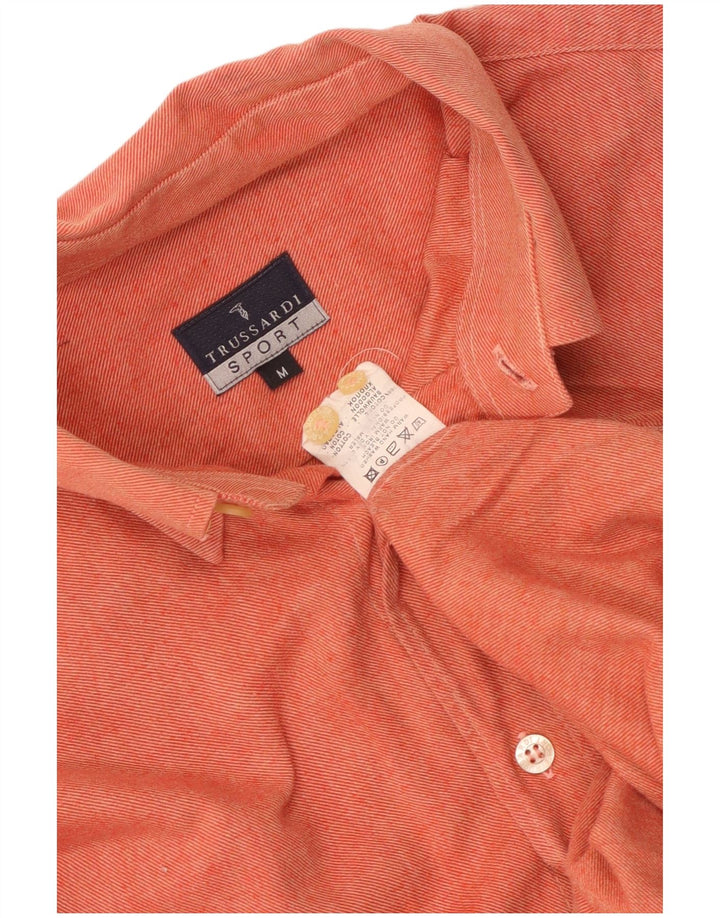 Trussardi Herreskjorte Medium Orange Bomuld