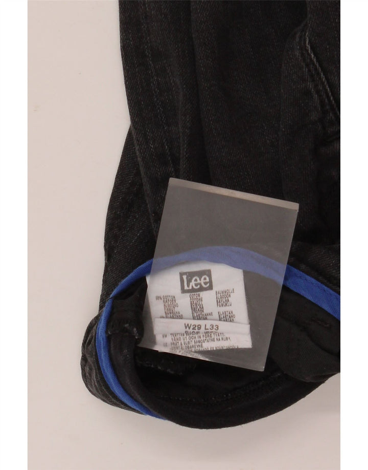 Lee Lige jeans til kvinder W29 L30 sort bomuld