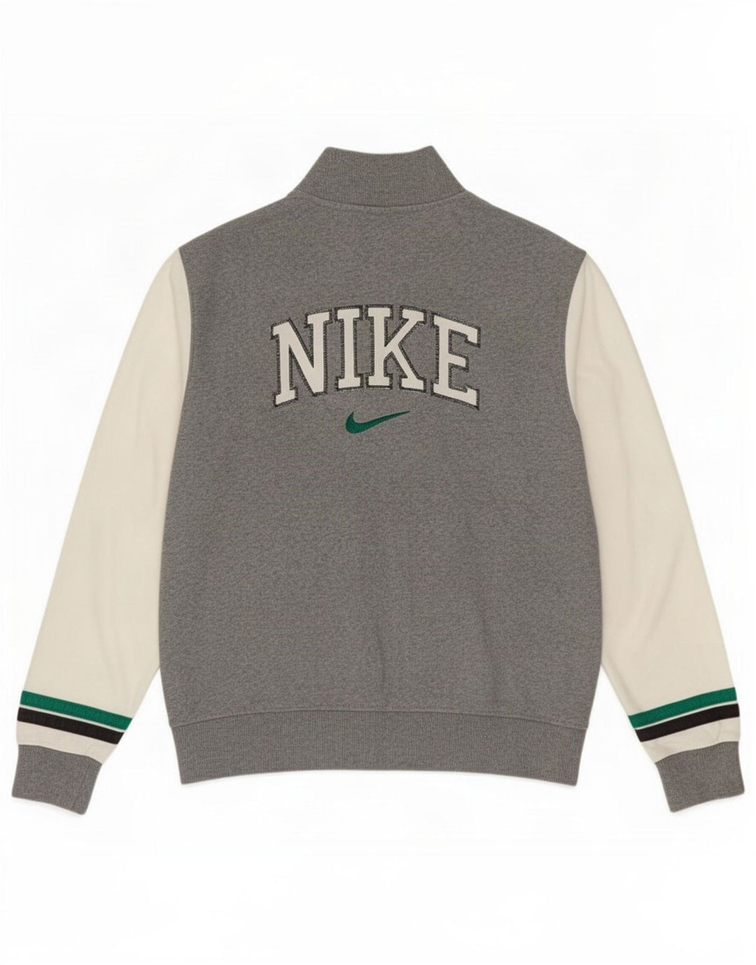 Nike Grafisk træningsdragt til mænd, topjakke, lille grå farveblok bomuld