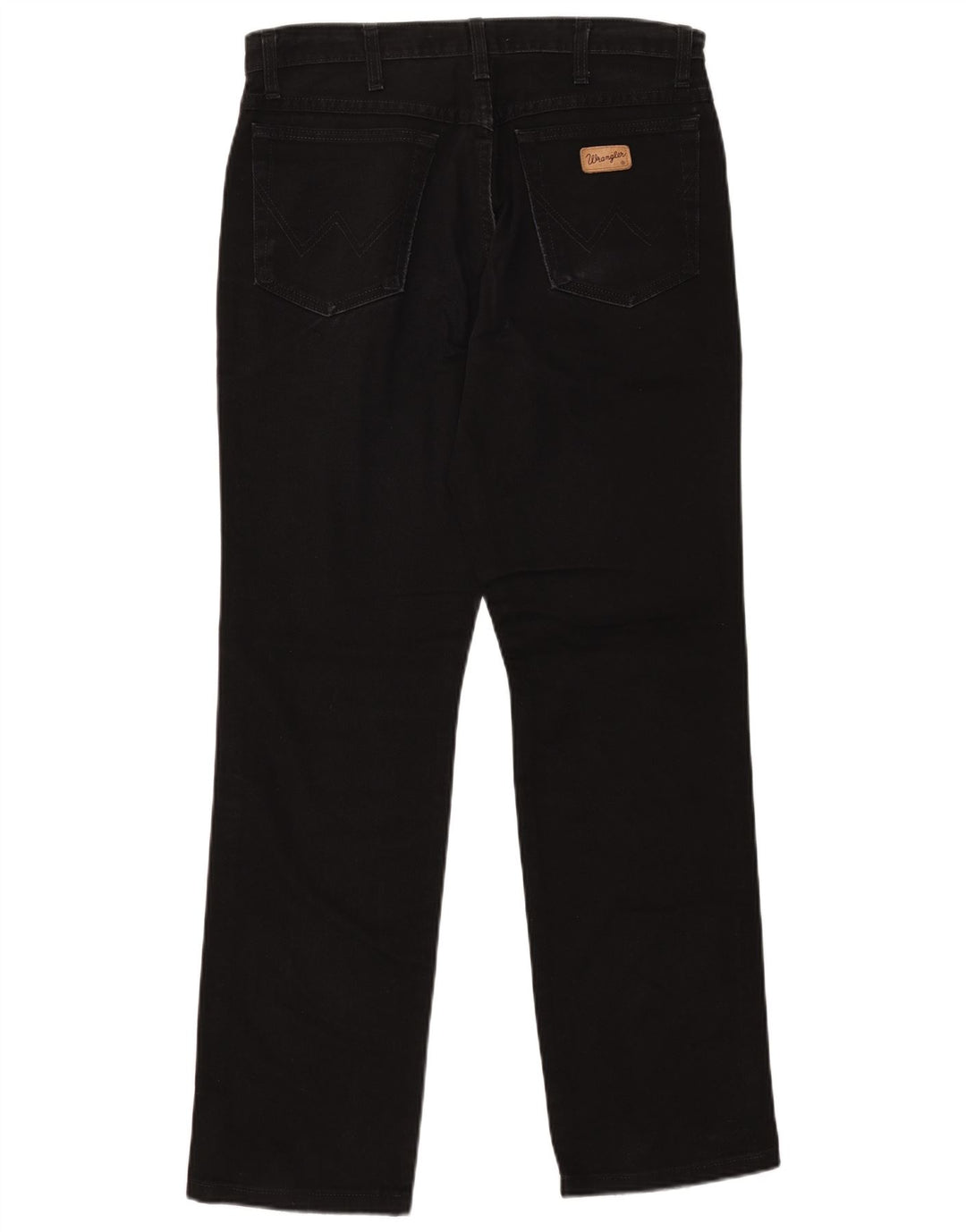 Wrangler Herre Texas Straight Jeans W33 L32 Sort Bomuld