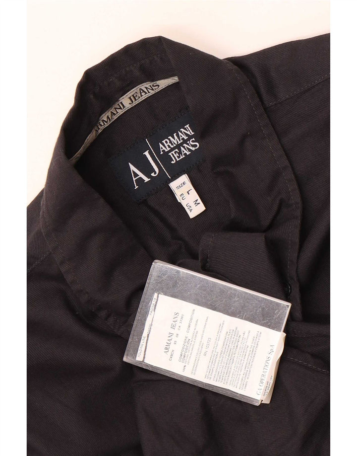 Armani Jeans Herreskjorte Large Sort