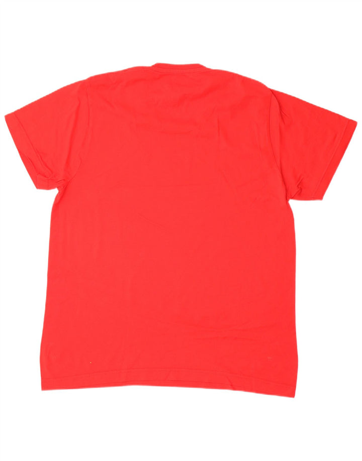 Adidas Herre Grafisk T-Shirt Top Stor Rød