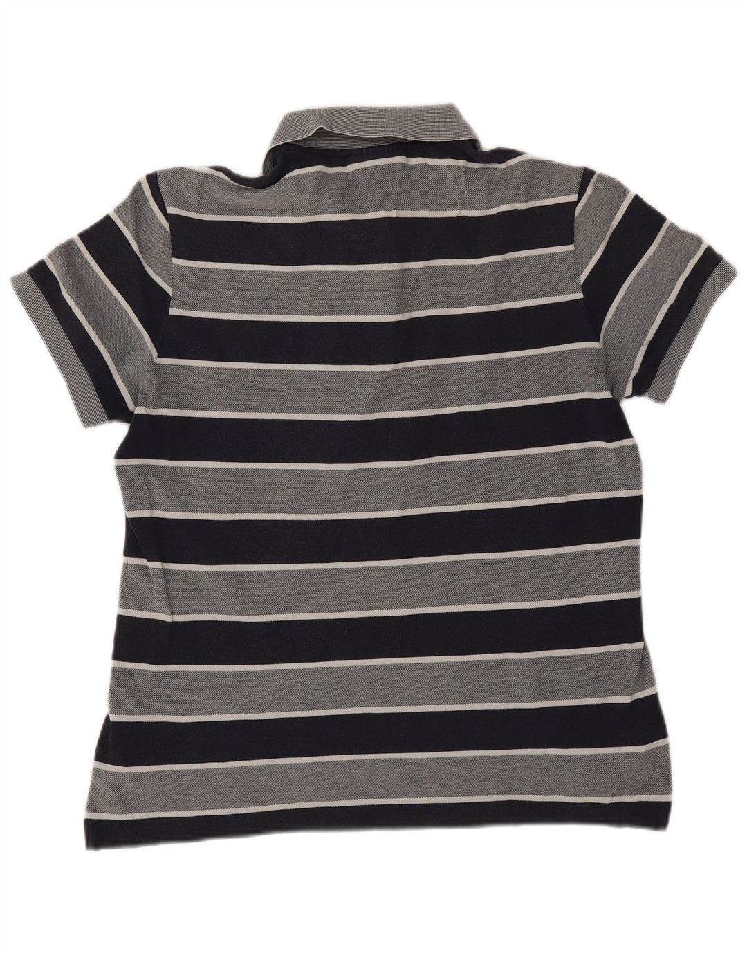 Lacoste herre Regular Fit poloshirt størrelse 4 Medium marineblå stribet bomuld