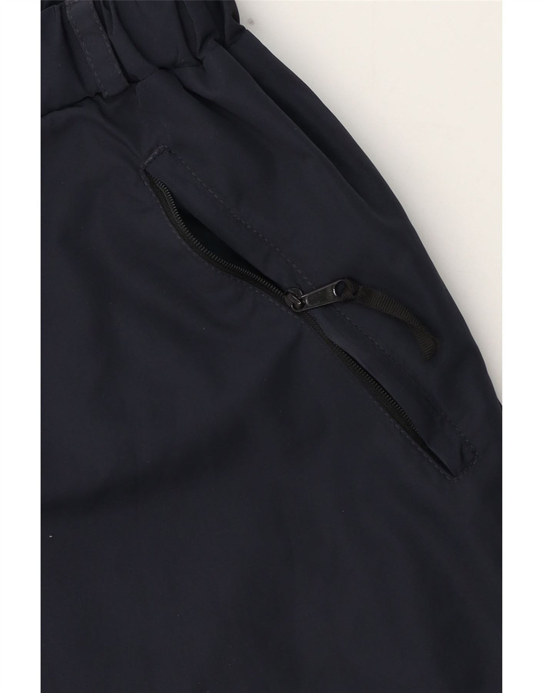 Vintage træningsdragt bukser til mænd XL marineblå polyester