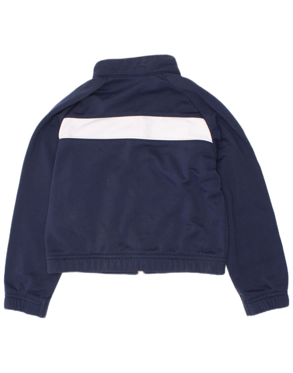 Nike træningsdragt topjakke til drenge 3-4 år XS Marineblå Colourblock Polyester