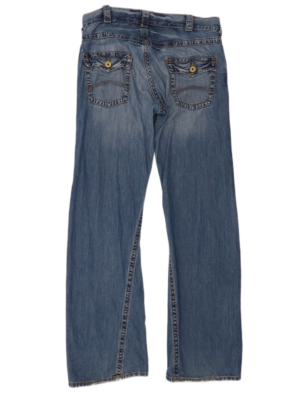 Armani Dame Bootcut Jeans W33 L33 Blå Bomuld