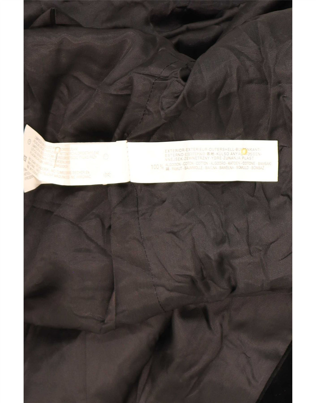 Zara Herre 2-knaps Velour Blazer Jakke EU 50 Medium Sort Bomuld