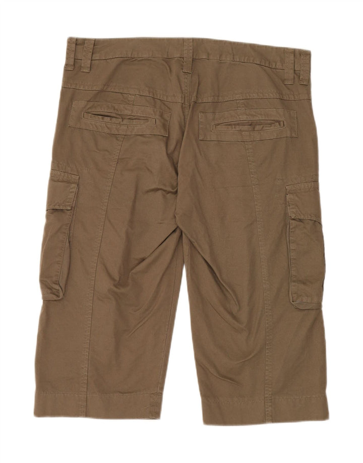 GAZZARRINI Herre Cargo Bermuda Shorts IT 50 Large W38 Khaki Cotton