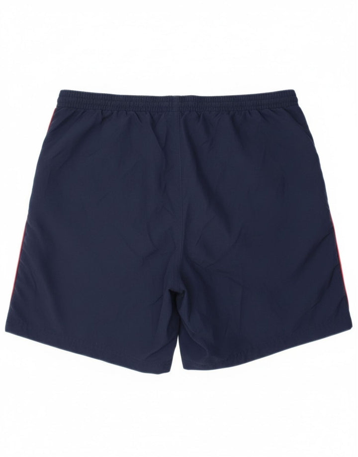 Umbro Herre grafiske sportsshorts Medium Marineblå Colourblock Polyester