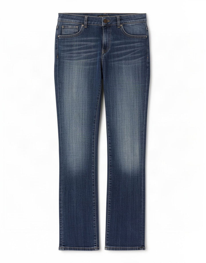 Massimo Dutti Dame Straight Jeans EU 40 Medium W30 L32 Blå