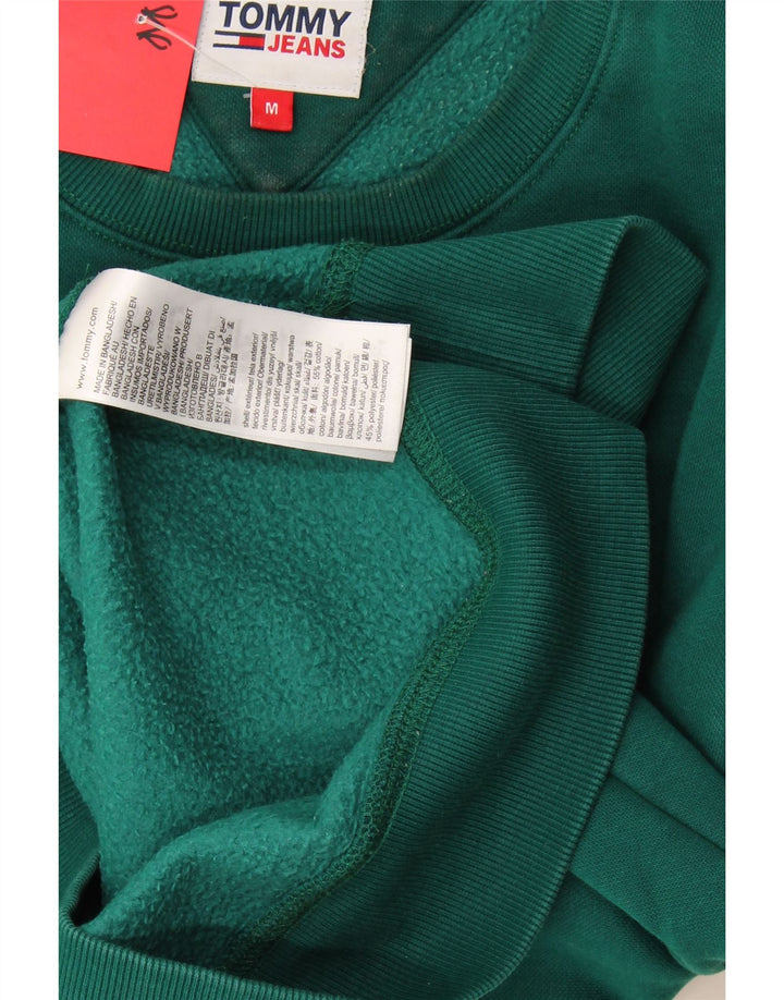 Tommy Hilfiger Herre Sweatshirt Jumper Medium Grøn Bomuld