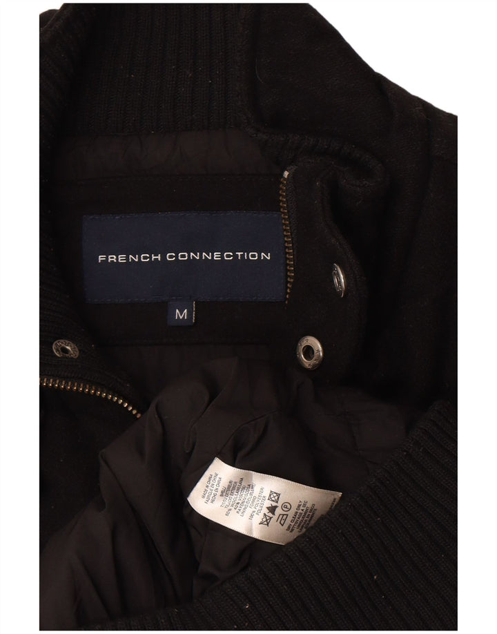 French Connection Herre Duffle Jacket UK 38 Medium Sort Uld