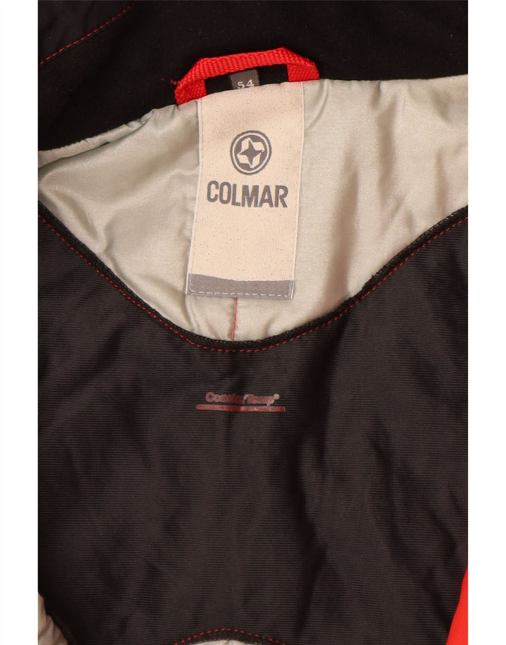 Colmar Herre Grafisk Hætte Skijakke IT 54 Stor Rød Colourblock Polyamid