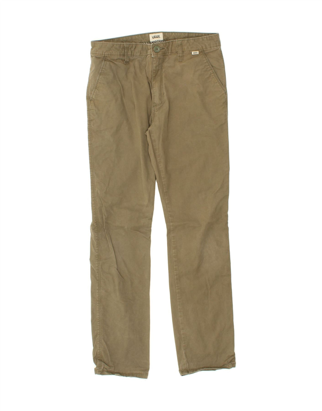 VANS Womens Slim Chino Trousers W28 L28 Beige Vintage Vans and Second-Hand Vans from Messina Hembry 