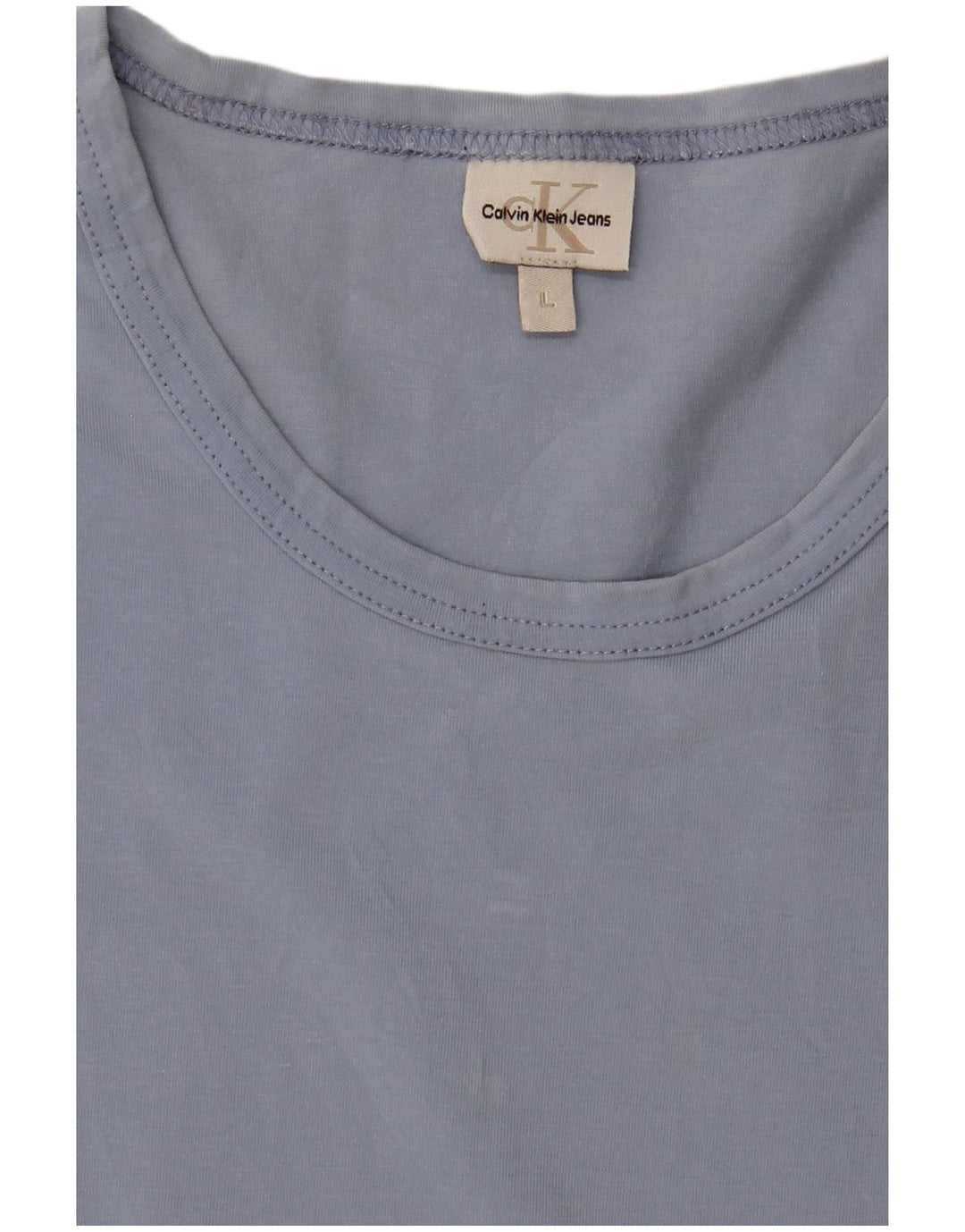 Calvin Klein Herre T-Shirt Top Stor Blå