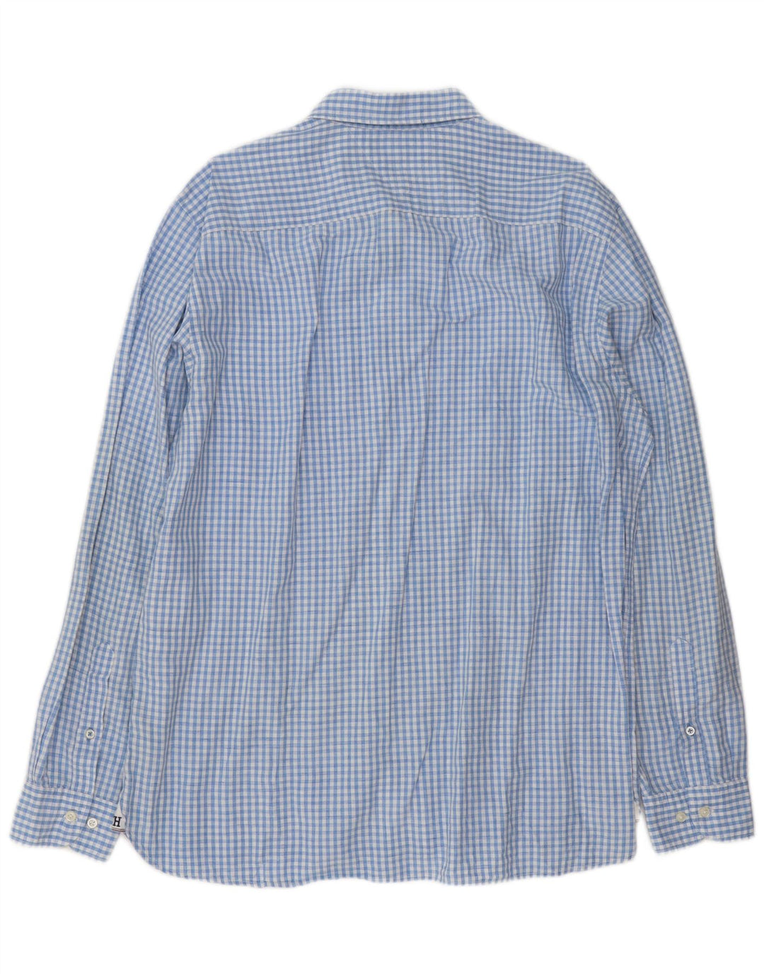 Tommy Hilfiger Herreskjorte XL Blå Gingham Linen