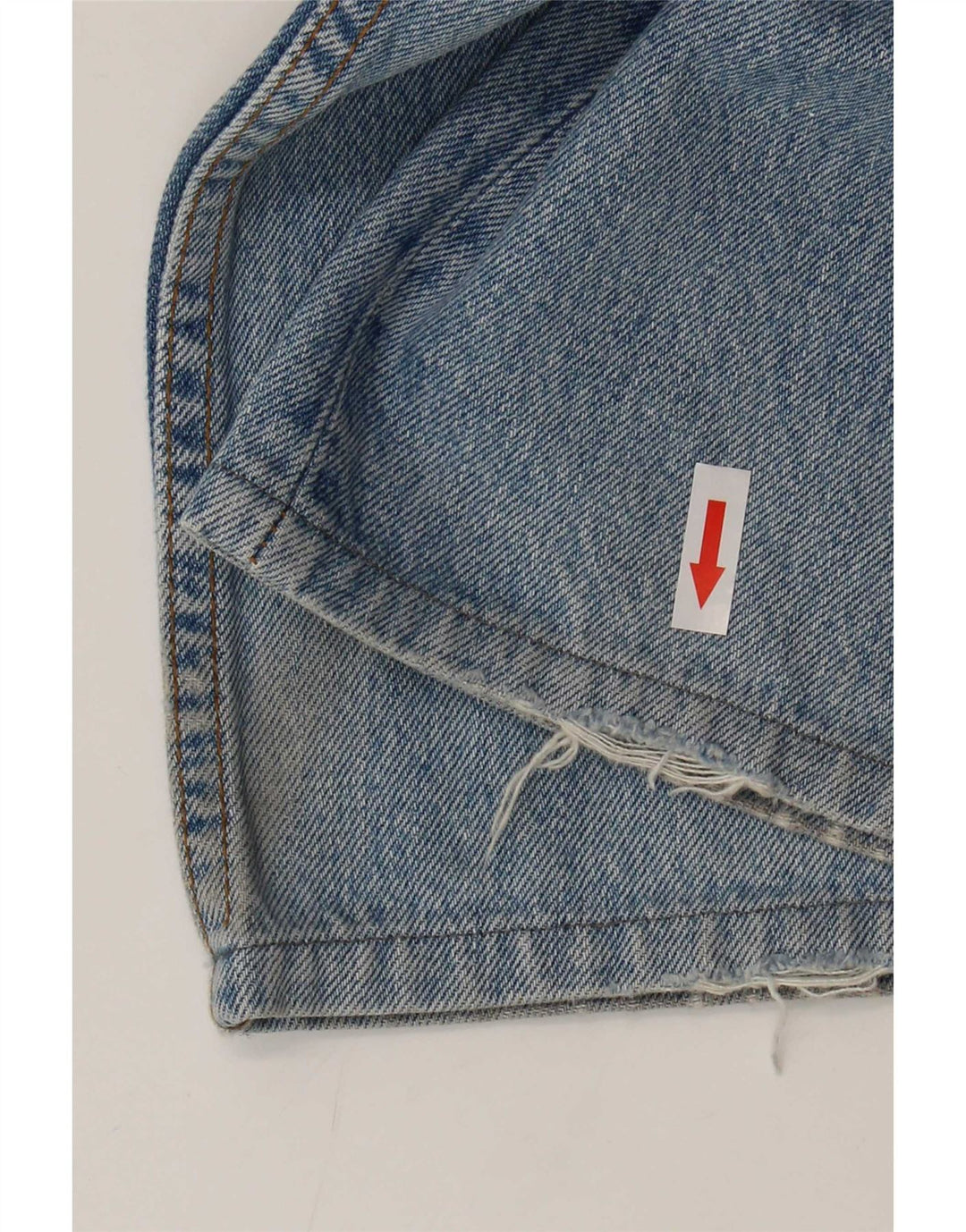 Levi's Herre 501 Distressed Straight Jeans W34 L29 Blå Bomuld