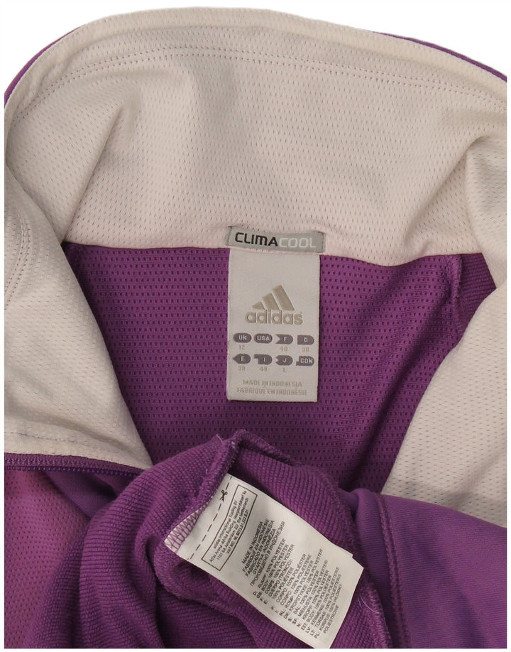 Adidas Dame Climacool Træningsdragt Topjakke UK 12 Medium Lilla