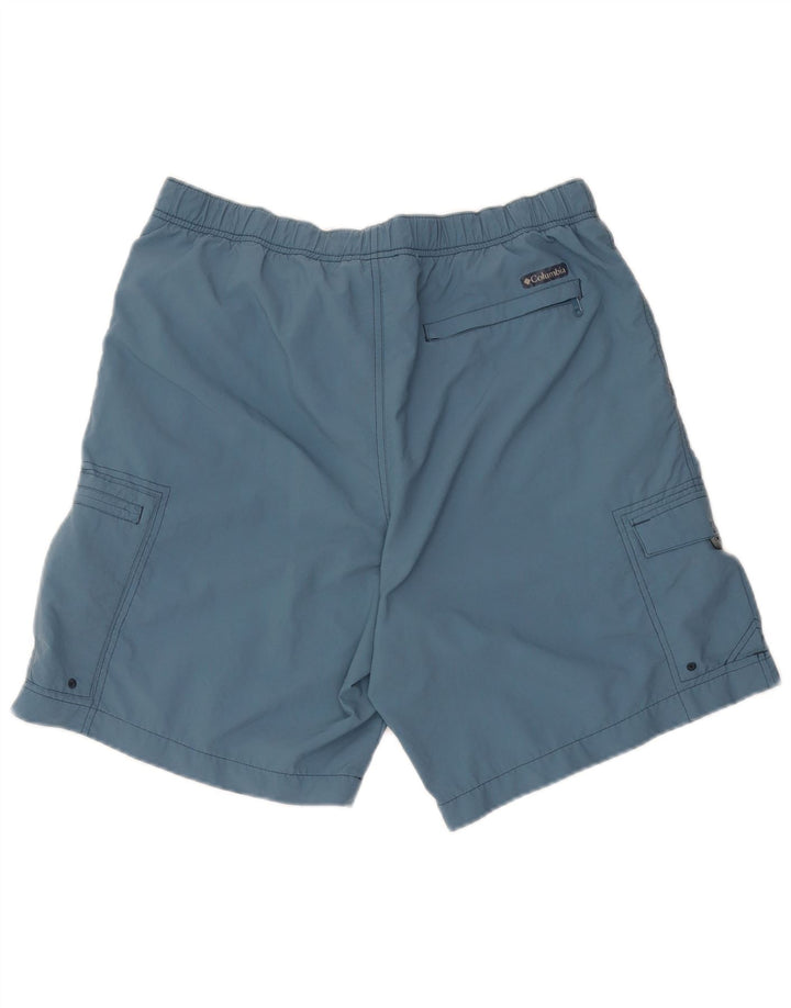 Columbia Herre Cargo Shorts Medium W36 Blå Nylon