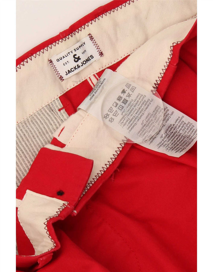 Jack & Jones Herre Chino Shorts Medium W32 Rød Bomuld