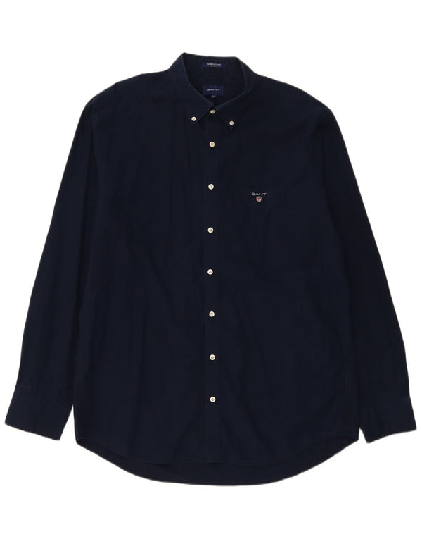 Gant Herre Regular Shirt XL Marineblå Bomuld