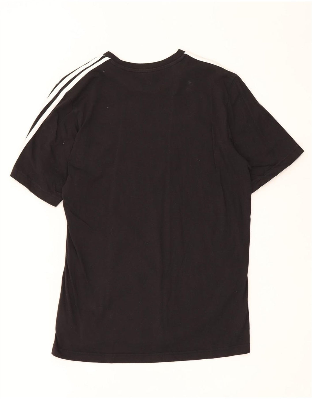 Adidas Herre T-Shirt Top Medium Sort Bomuld