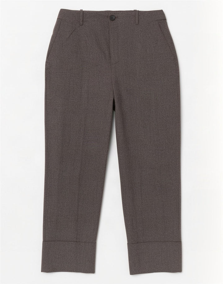 Zara Lige Chinobukser til kvinder EU 42 Large W32 L28 Grå polyester